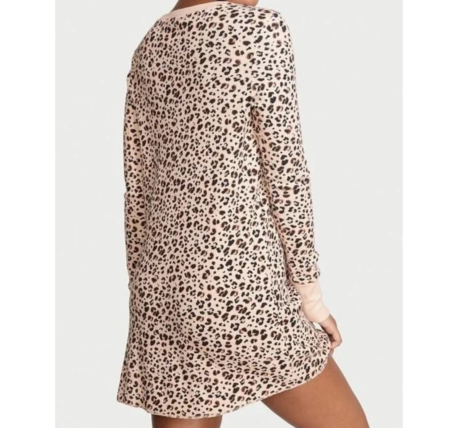 Ночная рубашка Victoria’s Secret Thermal Sleepshirt Leopard