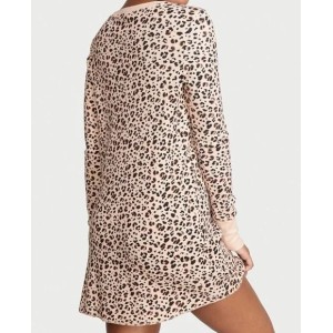 Ночная рубашка Victoria’s Secret Thermal Sleepshirt Leopard