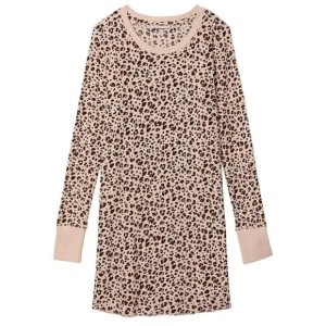 Ночная рубашка Victoria’s Secret Thermal Sleepshirt Leopard