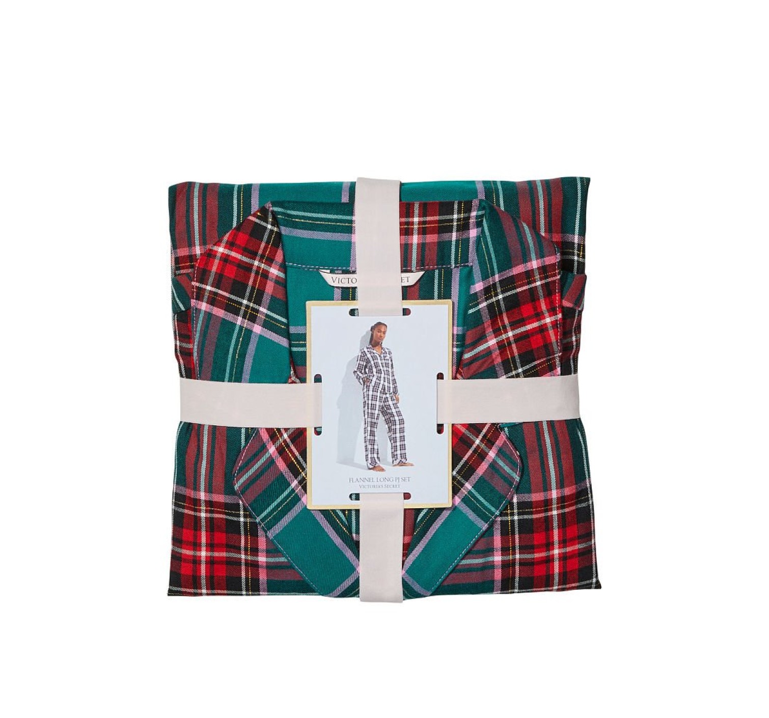 Піжама мFlannel Long Pj set Bright tartan plaid