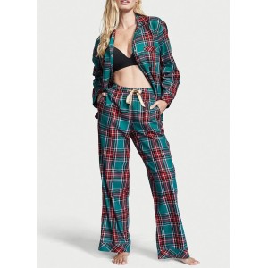 Піжама мFlannel Long Pj set Bright tartan plaid