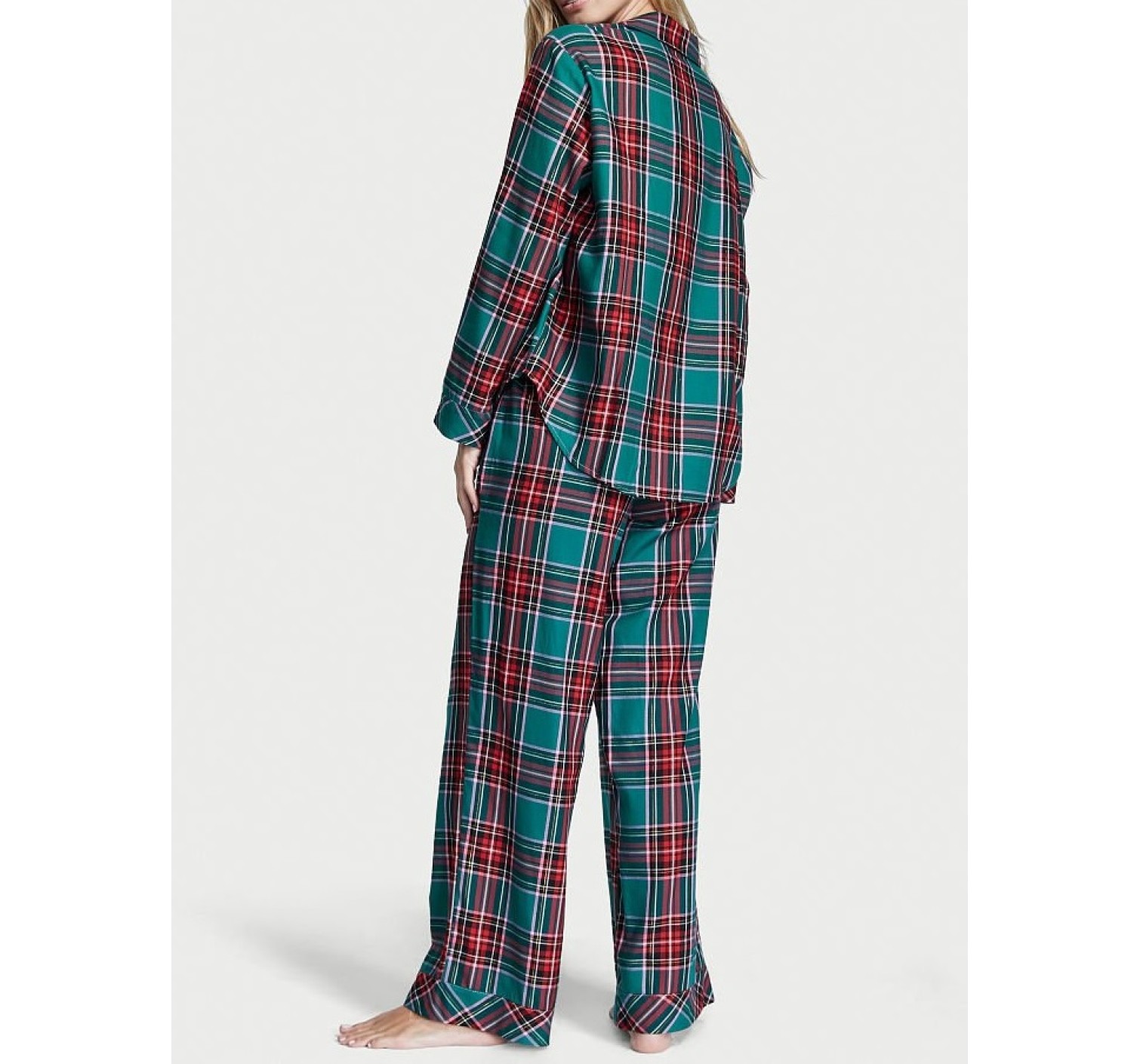 Піжама мFlannel Long Pj set Bright tartan plaid
