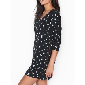Ночная рубашка Modal Supersoft Sleepshirt Black Floral