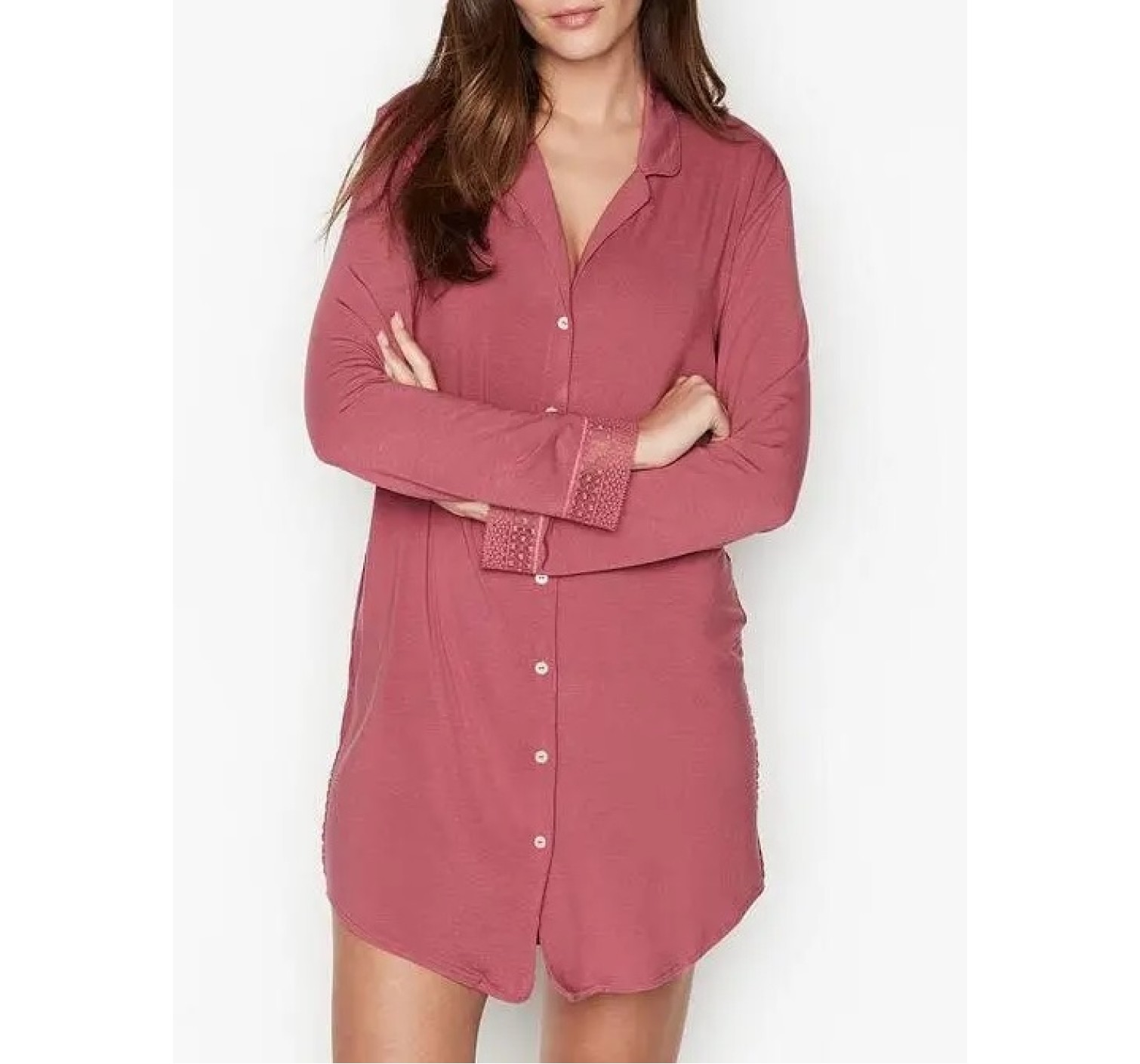 Ночная рубашка Heavenly by Victoria Supersoft Modal Sleepshirt Lady pink