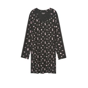 Ночная рубашка Modal Supersoft Sleepshirt Black Floral