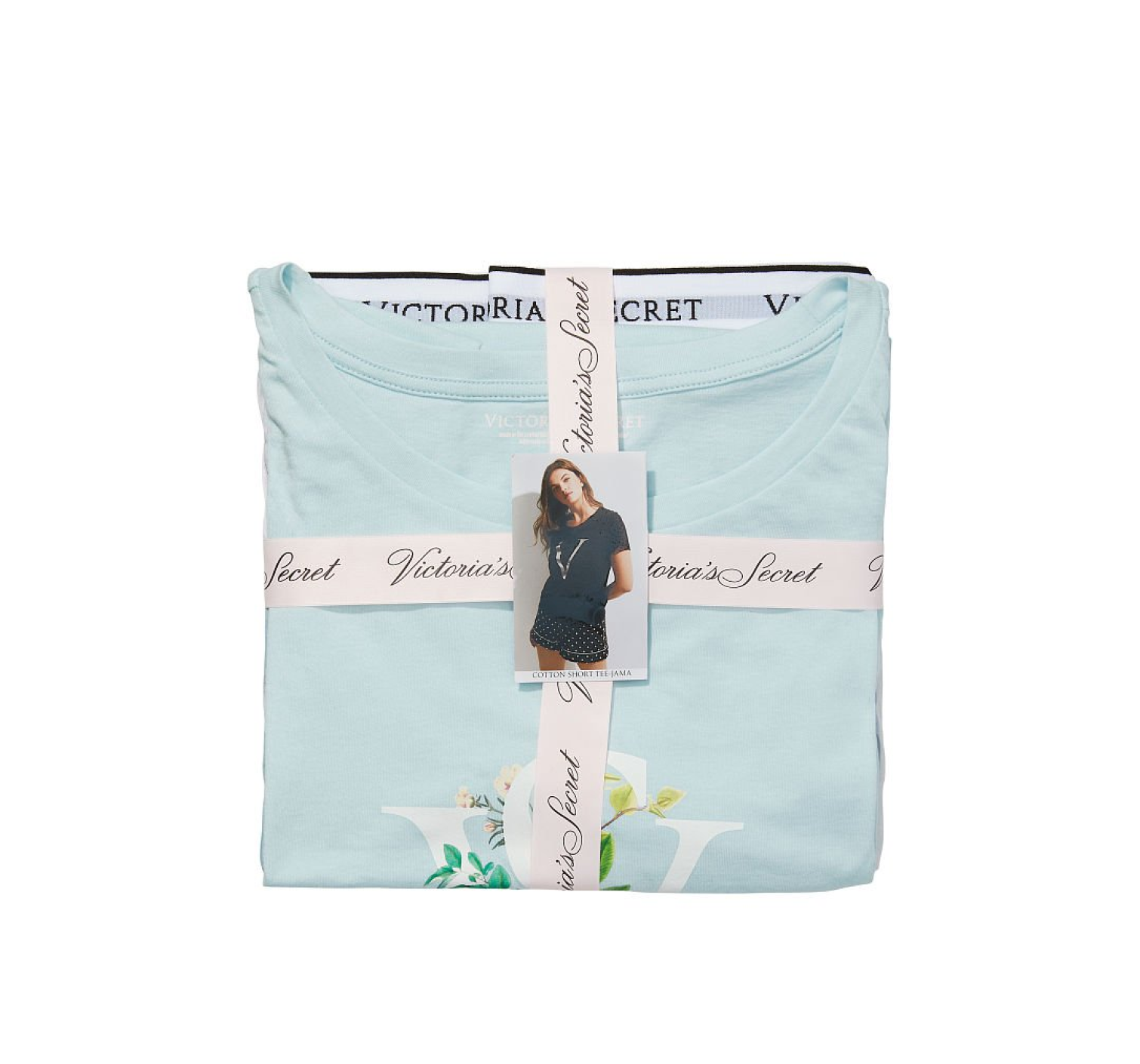 Пижама Victoria’s Secret Tee-jama Cotton Short PJ Set
