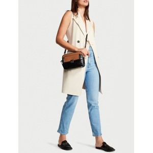 Кросс-боди The Victoria Top Zip Shoulder Bag Croc Colorblock