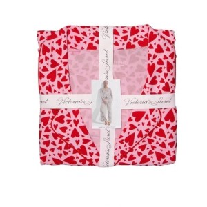 Пижама Victoria’s Secret Modal Long Pajama Set Lipstick Tossed Hearts