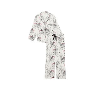 Пижама Flannel Long Pj set White Deer