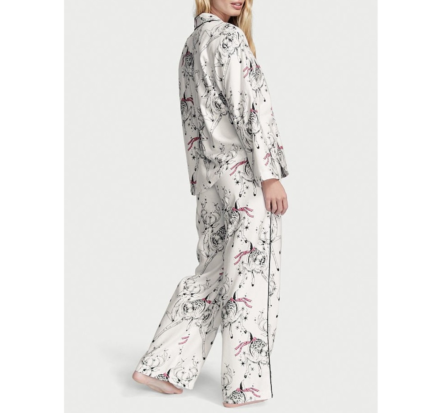 Пижама Flannel Long Pj set White Deer