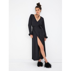 Халат FOR LOVE & LEMONS Floral Trim Kimono Robe