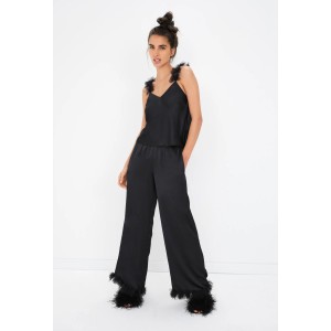 Пижама FOR LOVE & LEMONS Floral Trim Cami Long PJ Set