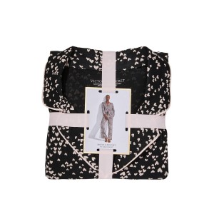 Пижама Modal Long Pajama Set Mini Black Heart