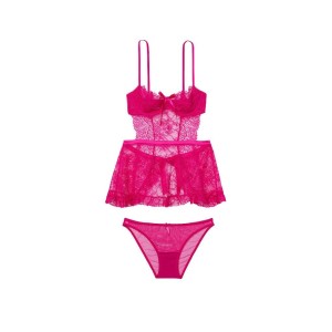 Пеньюар Victoria Secret Viry Sexy Wicked Babydoll Fucsia