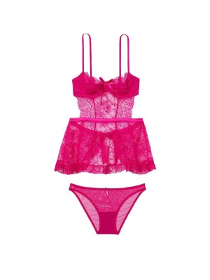 Пеньюар Victoria’s Secret Very Sexy Wicked Babydoll Fucsia