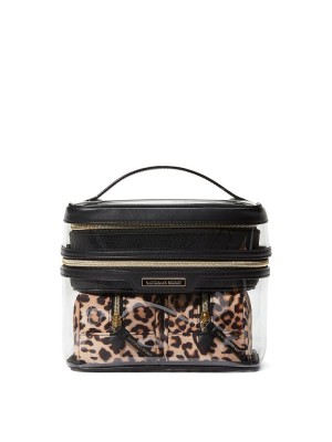Набор косметичек 4-in-1 Train Case Luxe Leopard