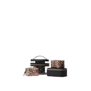 Набор косметичек 4-in-1 Train Case Luxe Leopard