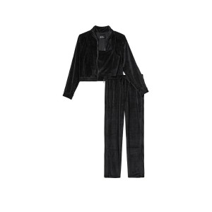 Велюровий спортивний костюм Вікторія Сікрет Ribbed Velour 3-Piece Tracksuit Set