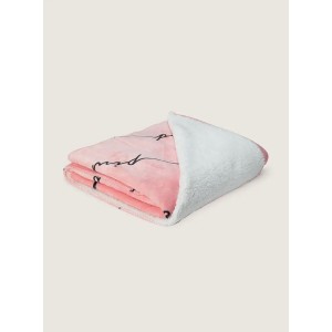Плед Plush Fleece Blanket Logo PINK