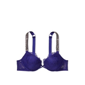 Комплект білизни Embellished Strap Bombshell Push-up Bra Night Ocean