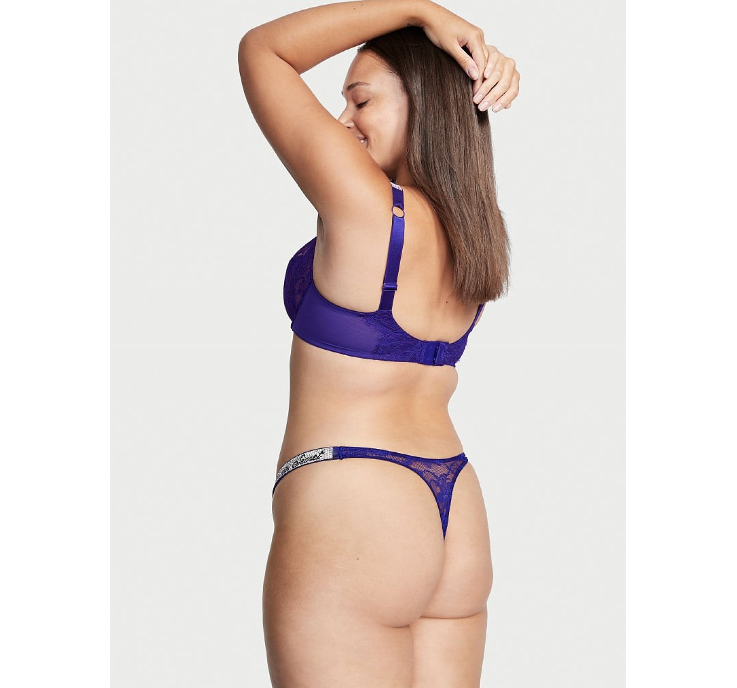 Комплект білизни Embellished Strap Bombshell Push-up Bra Night Ocean