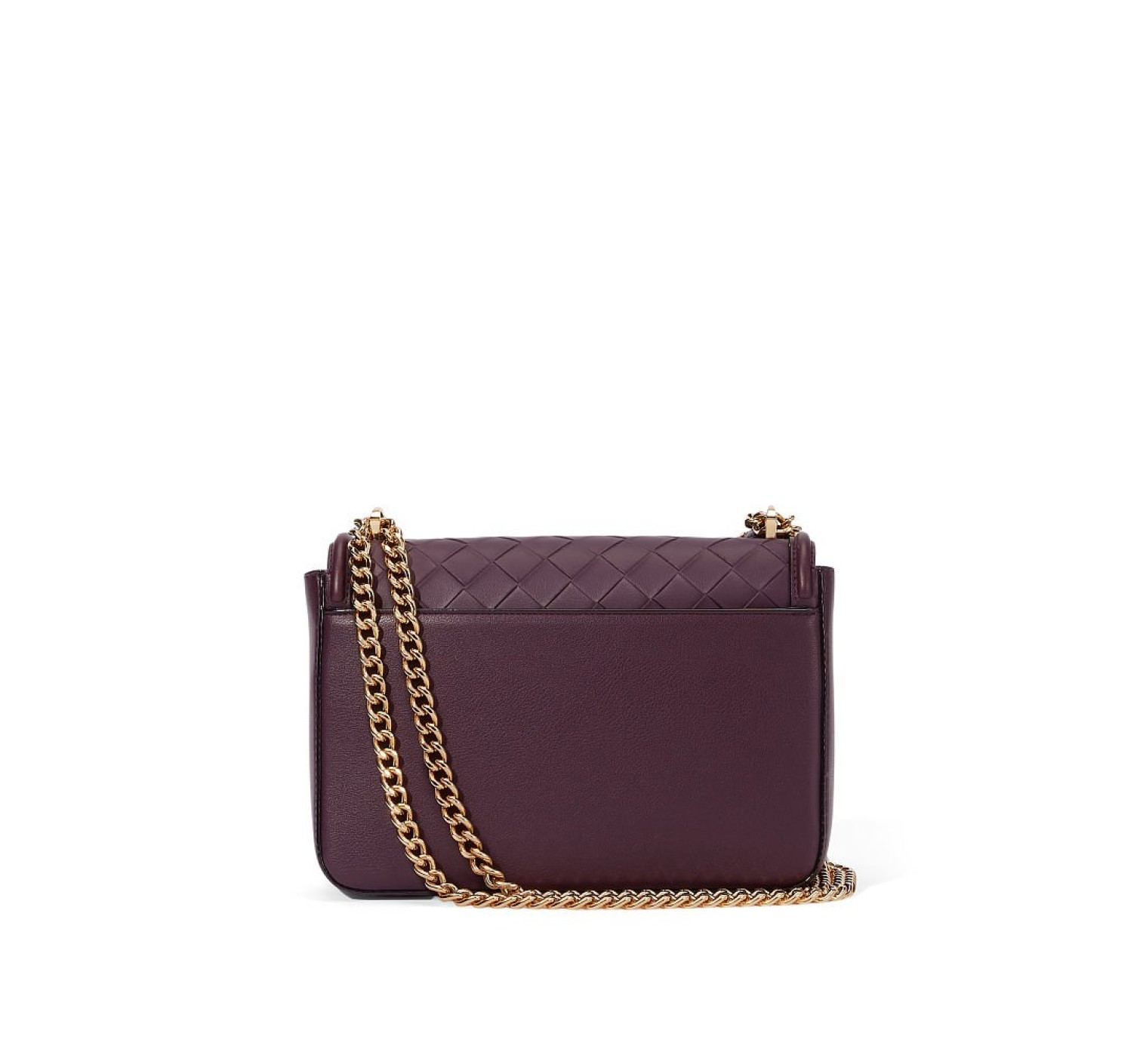 Кросс-боди Виктория Сикрет Medium Shoulder Bag Black Violet Woven
