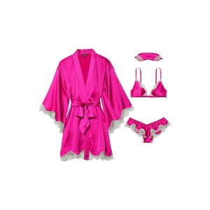 Подарочный набор 4-Piece Silk Gift Set Bright Magenta