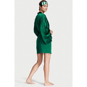Подарунковий набір 4-Piece Silk Gift Set Green White Stripe Victoria's Secret