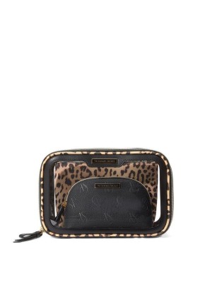 Косметичка 3в1 Victoria’s Secret Trio Beauty Bag Leopard