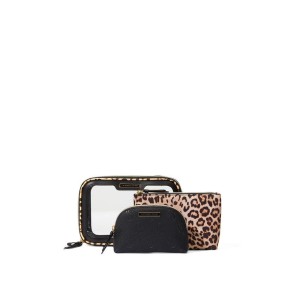 Косметичка 3в1 Victoria’s Secret Trio Beauty Bag Leopard