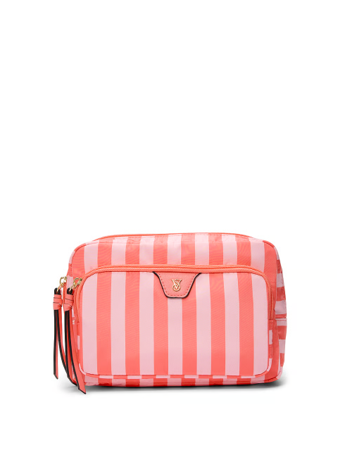 Косметичка Travel Makeup Pouch Orange Stripe
