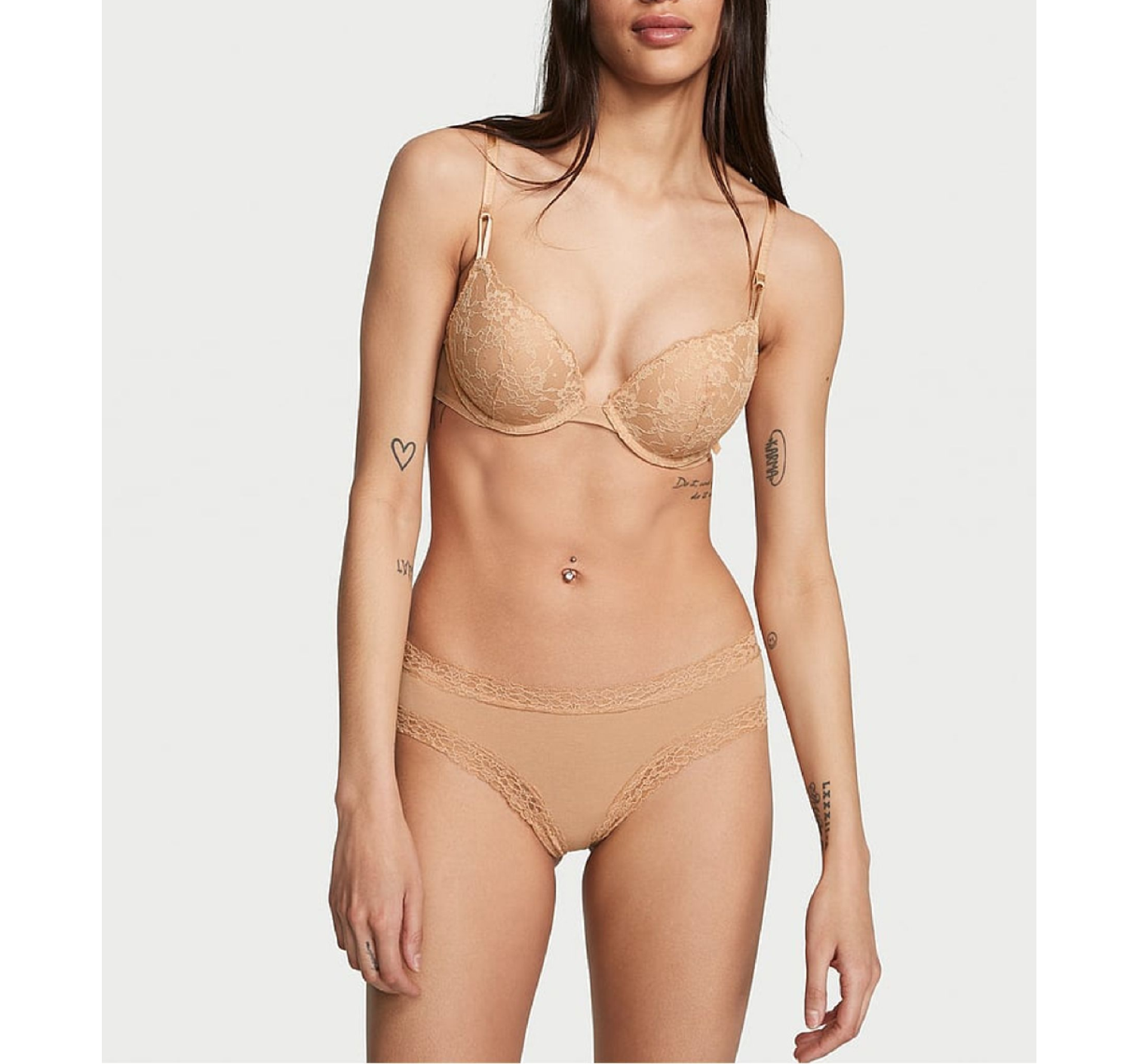 Трусики Lace Waist Cheeky Panty Praline