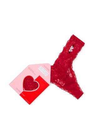 Трусики Lacie Valentine Boxed Thong Panty Lipstick
