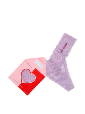 Трусики Lacie Valentine Boxed Thong Panty Violet
