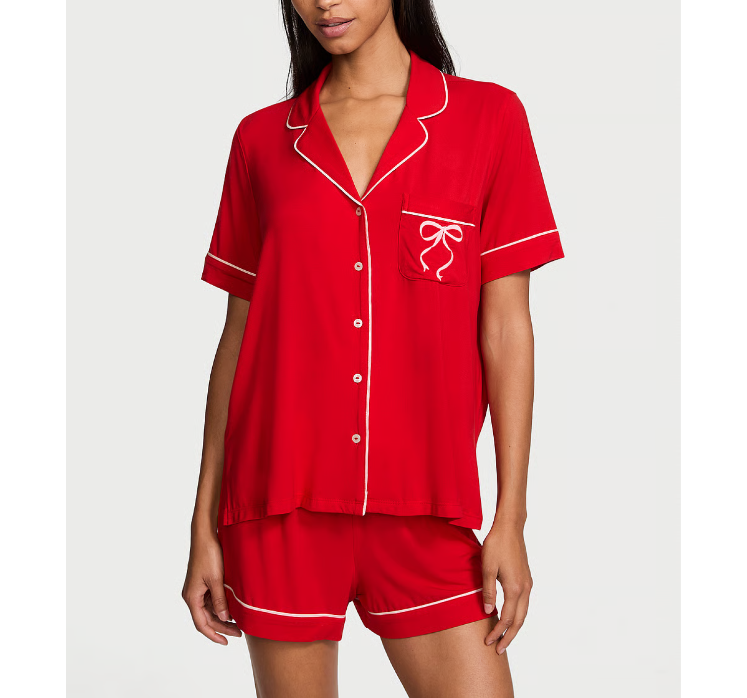 Піжама Modal Soft Short Pajama Set Lipstick