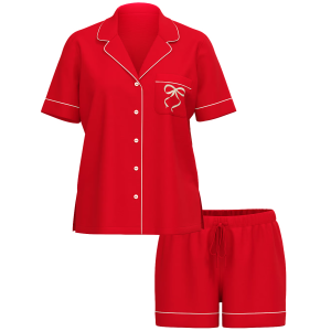 Піжама Modal Soft Short Pajama Set Lipstick