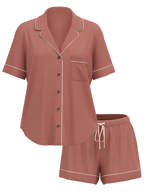 Пижама Victoria's Secret Modal Soft Short Pajama Set Vintage Rose