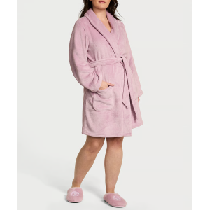 Плюшевый халат Short Cozy Robe Violet Pearl