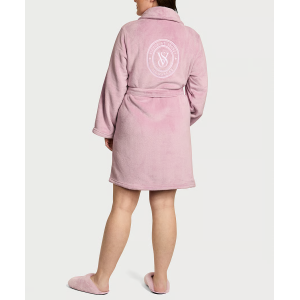 Плюшевый халат Short Cozy Robe Violet Pearl