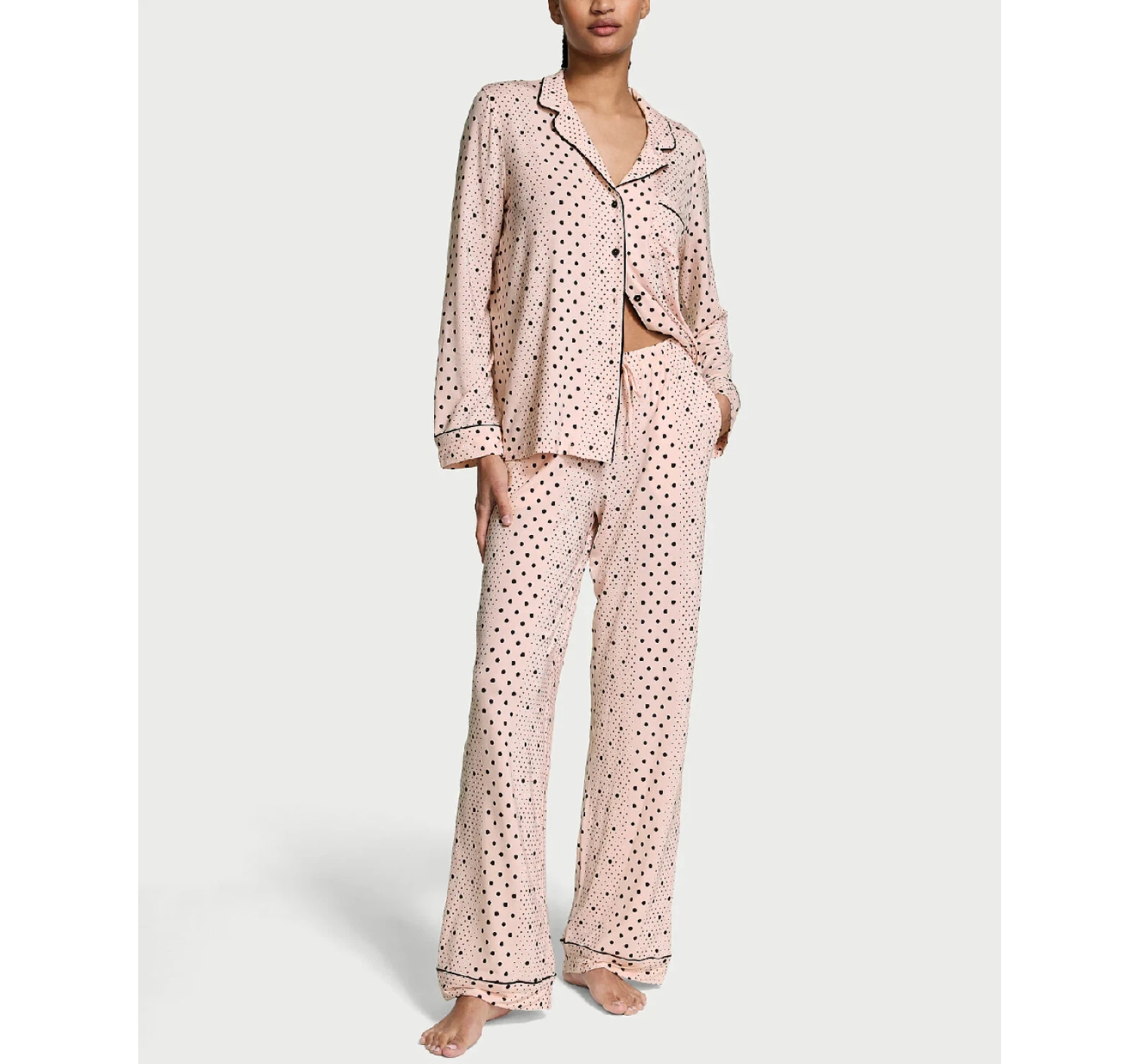 Піжама Modal Soft Long Pajama Set Pink Dot