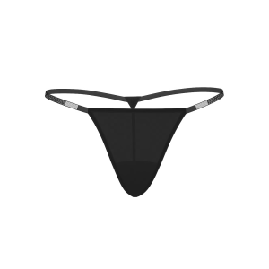 Трусики Scattered Shine Strap V-String Panty Black