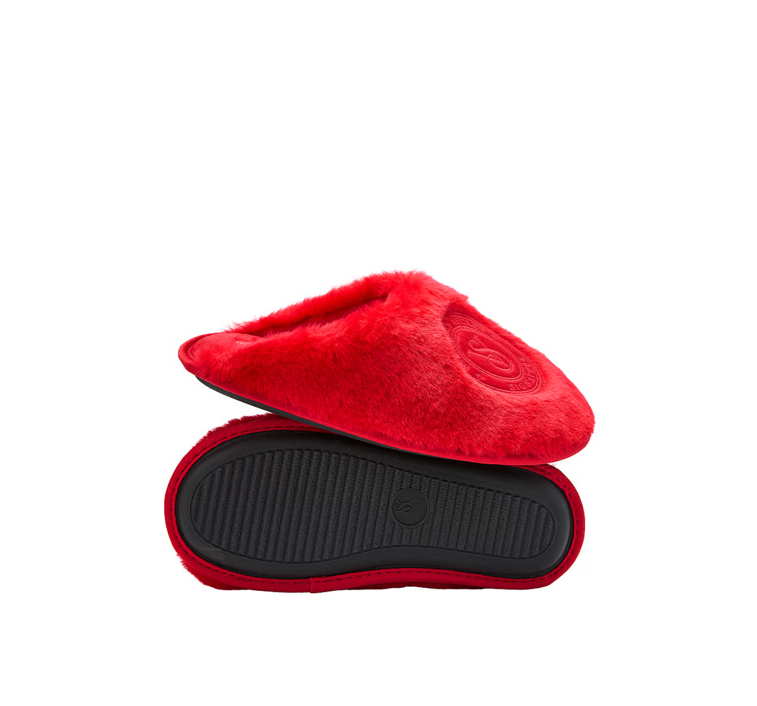 Домашні капці Closed-Toe Faux Fur Slippers Lipstick