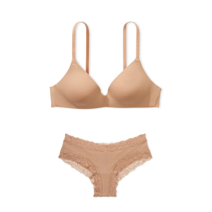 Комплект белья Body by Victoria Praline Nude Lightly Lined Demi Flexfactor