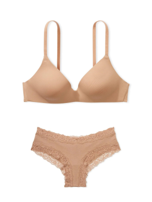 Комплект білизни Body by Victoria Praline Nude Lightly Lined Demi Flexfactor Bra set