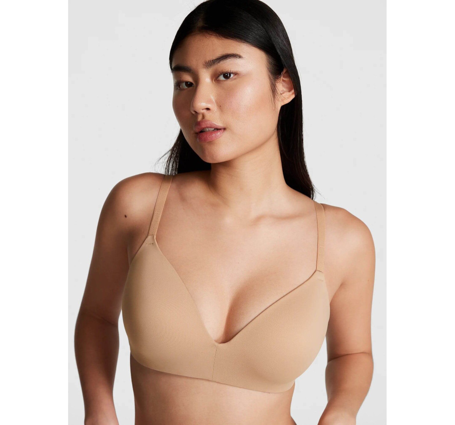 Комплект белья Body by Victoria Praline Nude Lightly Lined Demi Flexfactor