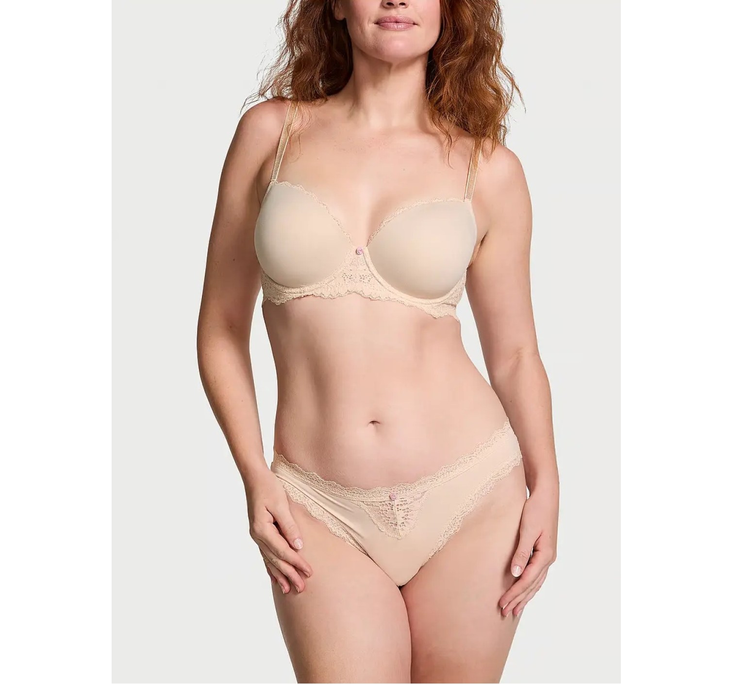 Комплект белья Body by Victoria Lightly Lined Demi Flexfactor Nude Bra set