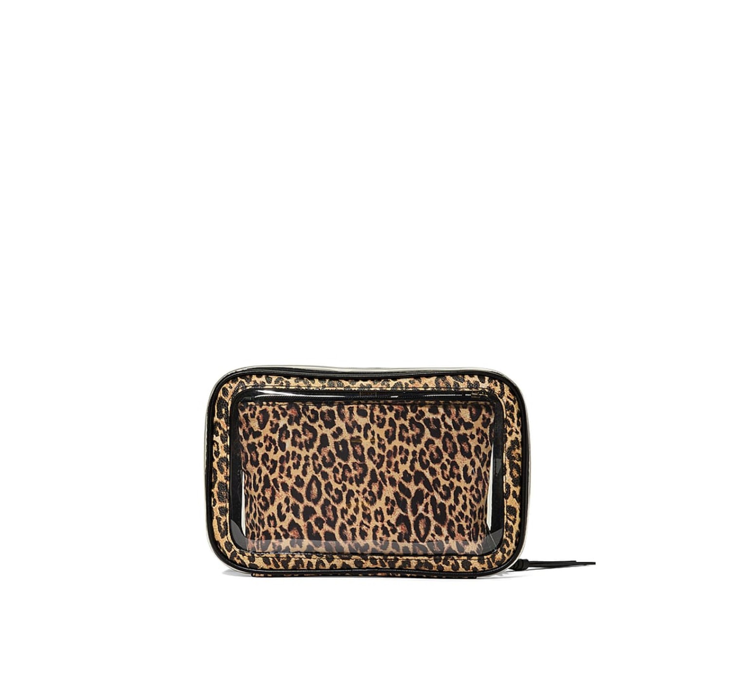 Косметичка 3в1 Victoria's Secret Travel Trio Makeup Bag Leopard Brown