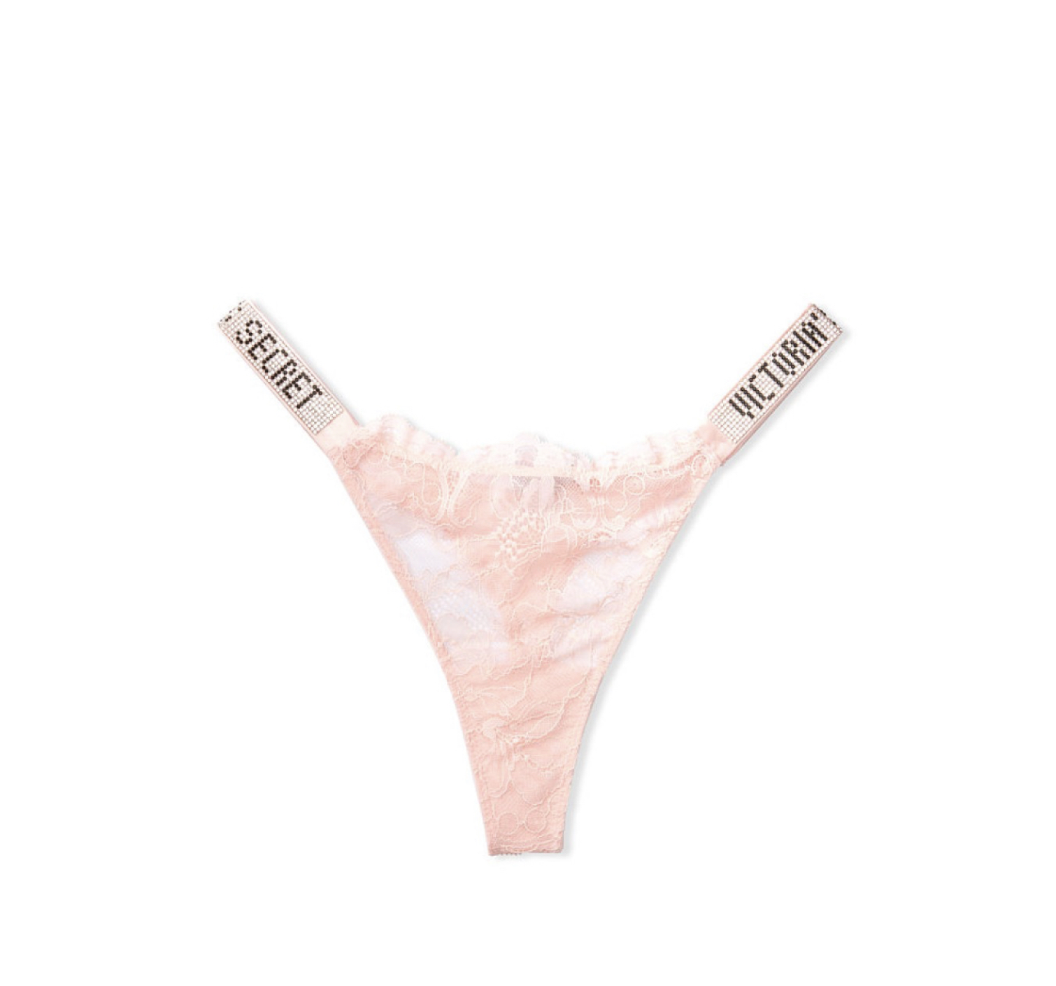 Комплект белья Victoria’s Secret Embellished Strap Bombshell Push-up Purest Pink