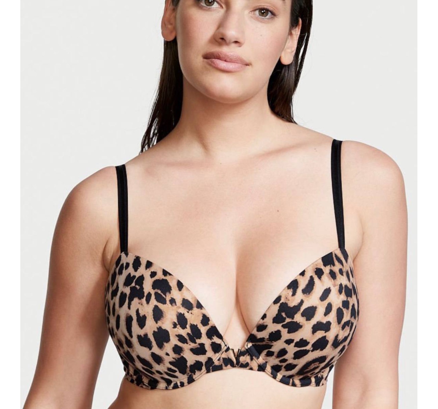 Комплект белья Victoria’s Secret Very Sexy Black Lace push-up bra