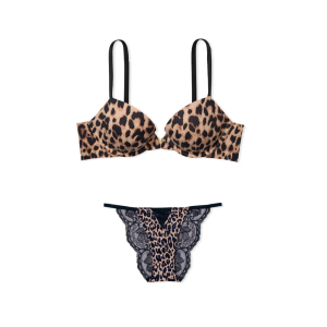 Комплект белья Victoria’s Secret Very Sexy Black Lace push-up bra
